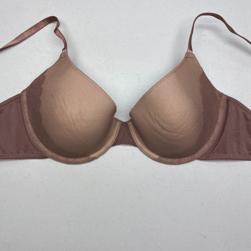Maidenform DRK TAN/TAN Demi, 34C. *P1027